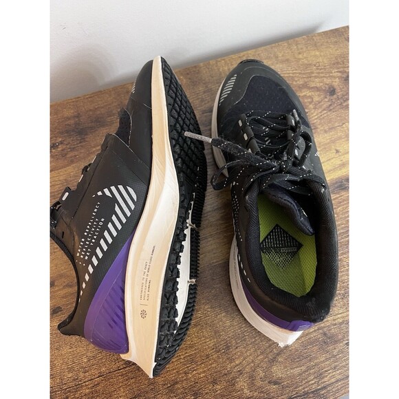 Nike Womens Air Zoom Pegasus 36 Shield AQ8006-002 Black Running Shoes Sz 5.5 - Picture 9 of 16